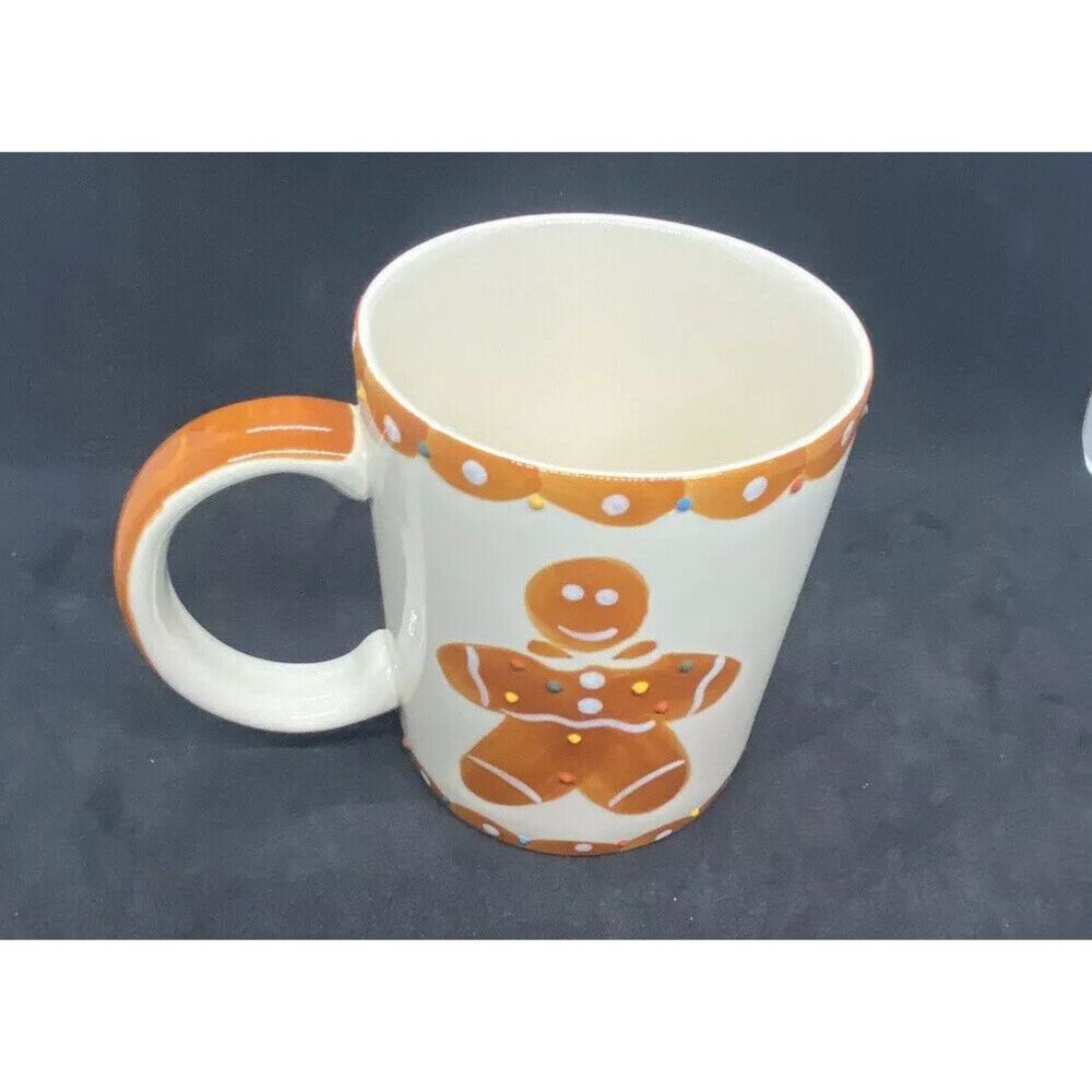 LE‎ GOURMET CHEF LARGE MUG GINGERBREAD MAN 2002